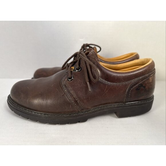 Havana Joe Men's Leather Shoes Low Derby Oxford Size 40 EU 9 US Brown Lace Up - Picture 5 of 12